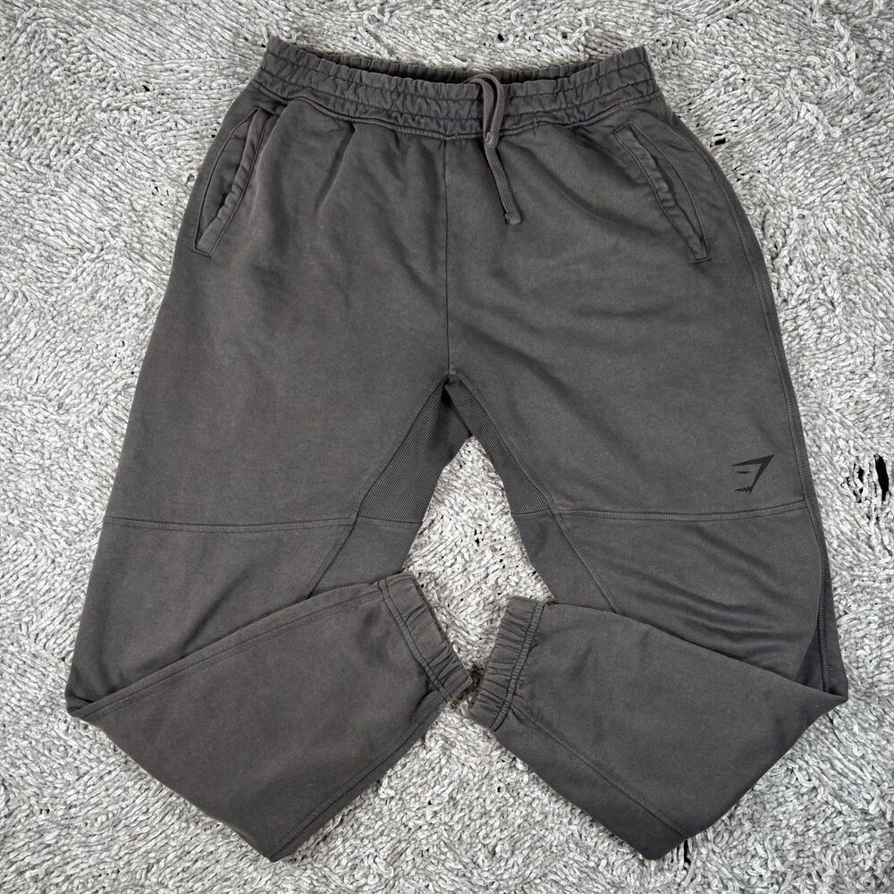 Gymshark Heritage Joggers Mens Medium Gray Activewear Training Gym Running Run